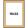 PosterPalooza | Traditional Gold Picture Frame - UV Acrylic, Foam Board Backing, Hanging Hardware - 2 of 4
