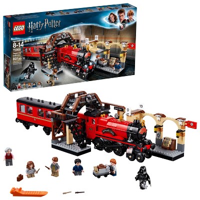 LEGO Harry Potter Hogwarts Express Train Set with Harry Potter Minifigures and Toy Bridge 75955