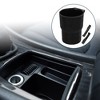 Unique Bargains Car Trash Can Portable Seat Back Trash Bin Black 1 Pc 3.5" Length 2.8" Width 4.7" Height ABS - 2 of 4