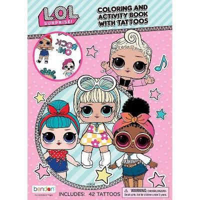 LOL Surprise Coloring Book with Tattoos - Target Exclusive Edition