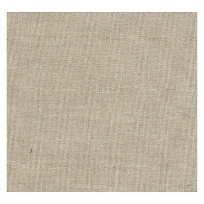 Swoop-Arm Cream Fabric Parsons Side Chair with Wood Legs