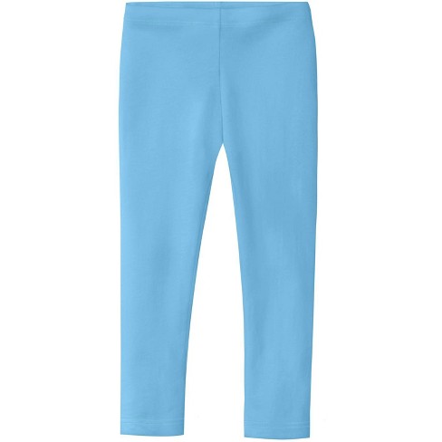 City Threads Usa-made Girls Soft 100% Cotton Solid Colored Leggings