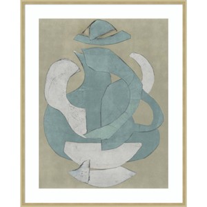 Amanti Art Abstract Vessel IV by Rob Delamater Wood Framed Wall Art Print - 1 of 4