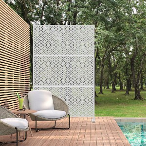 PexFix Outdoor Privacy Screen Garden Fence in Palace Pattern - 1 of 4
