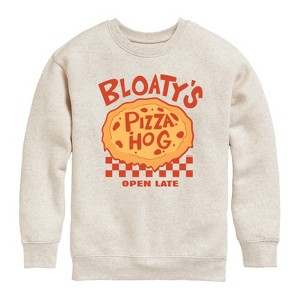 Boys' - Invader Zim - Bloatys Pizza Hog Graphic Long Sleeve Fleece Sweatshirt - 1 of 4