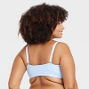 Women's Cotton Blend Scoop Ribbed Bralette - Auden™ - 2 of 4