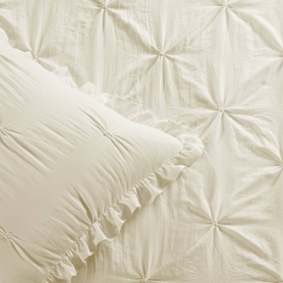 Lush Décor Ravello Pintuck Ruffle Skirt Bedspread & Sham Set, 5 of 11
