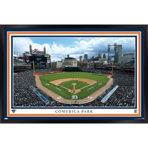 Trends International MLB Detroit Tigers - Comerica Park 22 Framed Wall Poster Prints - 1 of 4