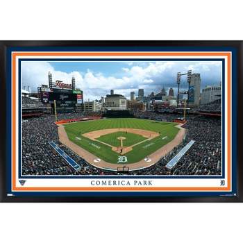 Trends International MLB Detroit Tigers - Comerica Park 22 Framed Wall Poster Prints