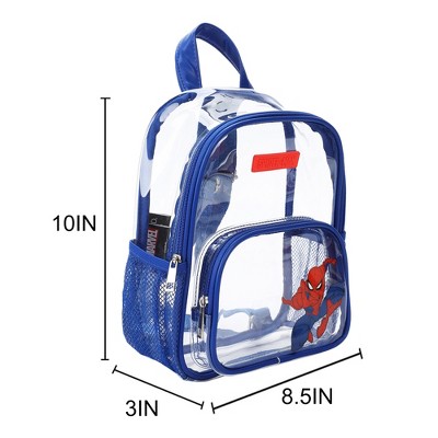 Spider-Man Classic Heroic Pose Clear 10" Adult Mini Backpack — фото 3