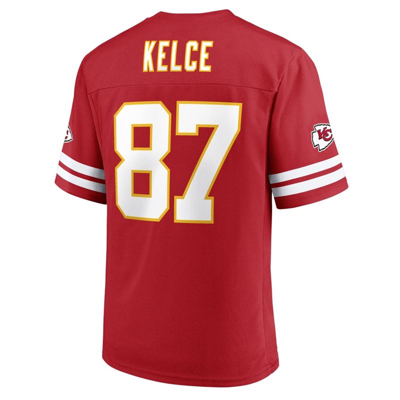 NFL Kansas City Chiefs Kelce #87 Men&#39;s V-Neck Jersey, 3 of 4