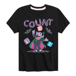 Boys' - Sesame Street - Count Von Count Doodle Short Sleeve Graphic T-Shirt - 1 of 4