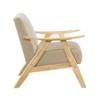 NicBex Accent Chair Upholstered Living Room Chair with Thick Density Cushion Comfy Chair Lounge Chair for Reading Room, Bedroom - 4 of 4