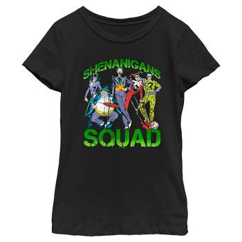 Girl's Batman St. Patrick's Day Shenanigans Squad T-Shirt