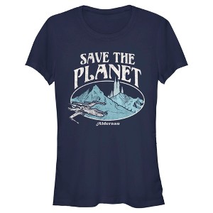Juniors Womens Star Wars: Return of the Jedi Save the Planet T-Shirt - 1 of 4
