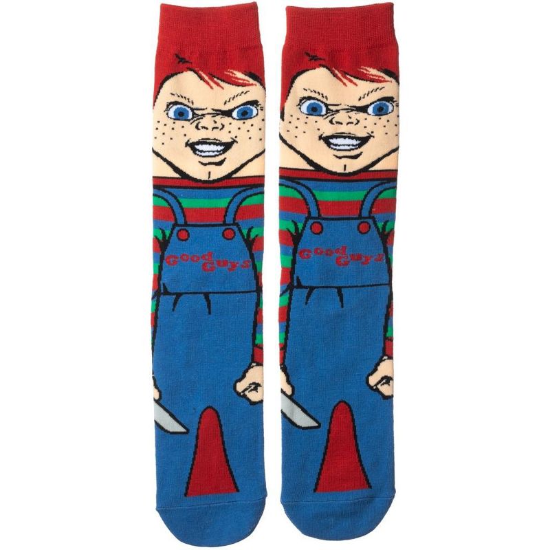 Chucky Doll 360-degree Character fun Crew Socks for Men, 2 of 4