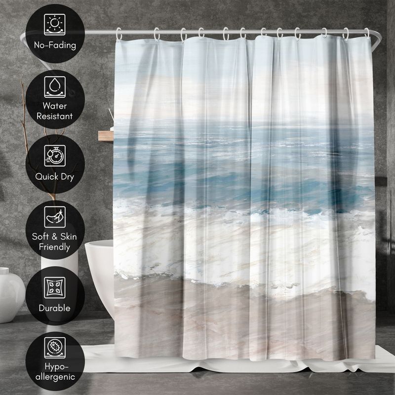 Americanflat 71" x 74" Shower Curtain Style 11 by PI Creative Art - Available in Variety of Styles, 5 of 8