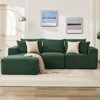 GustoWave 109'' Modular Sectional Sofa, Corduroy Sponge Sectional Sofa Couch, Modular L-Shape Sofa Couch with Chaise - 2 of 4