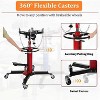 Transmission Jack Lift, 1322 Lb Adjustable Telescoping Hydraulic Hoist with High Lift and Foot Pedal Operation - 3 of 4