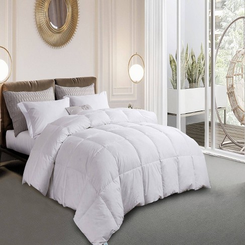 White goose on sale feather down comforter