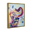 Stupell Industries Floral Pattern Fun Elephant Framed Canvas - 3 of 3
