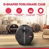 SKB Cases 8" x 14" Tom/Snare Case with Padded Interior, D-Shaped Drum Design, and Molded in Feet for Upright Positioning and Stability, Black - 2 of 4