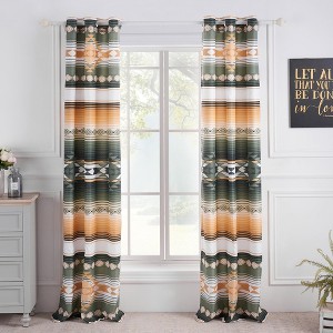 Greenland Home Fashions Zuma 2102AWP Window Panel Pair - 1 of 3