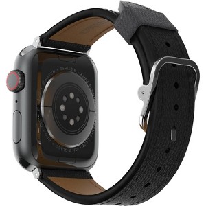 Otterbox Symmetry Series Cactus Leather Apple Watch Band 42/44/45mm - Noir Ash - 1 of 4