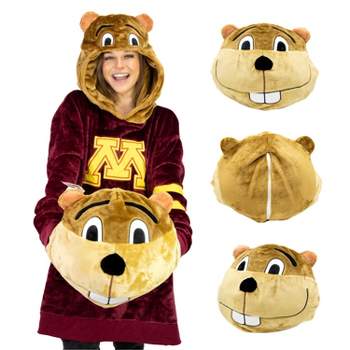 University of Minnesota Golden Gophers Snugible Blanket Hoodie & Pillow