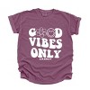 Simply Sage Market S.W.Smiley Good Vibes Only Smiley Face Garment Dyed Tee - 2 of 4