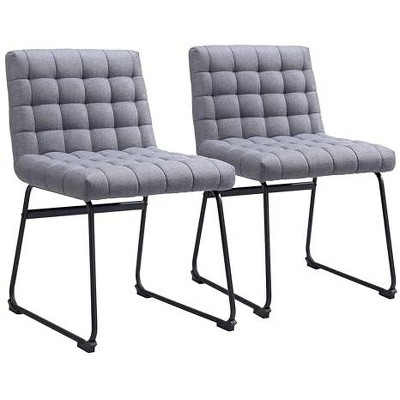 Zuo Pago Dining Chair (Set of 2) Gray