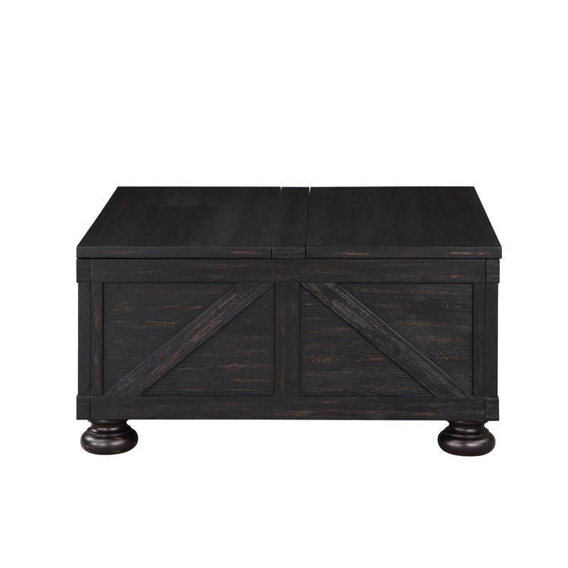 Pershins Farmhouse Square Coffee Table with Storage - HOMES: Inside + Out, 4 of 11