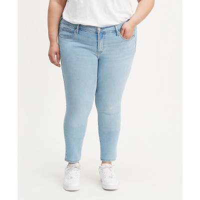 levi's 711 plus size skinny jeans