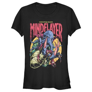 Juniors Womens Dungeons & Dragons The Mind Flayer and Illithid Larvae Will Win T-Shirt - 1 of 4