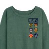 Women's - Marvel - Guardians of the Galaxy Icons Lightweight French Terry Wide Neck Long Sleeve Shirt - 2 of 4