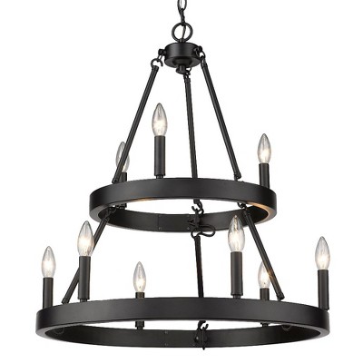 23.5 3-light Bryar Chandelier Brass/crystal - River Of Goods : Target