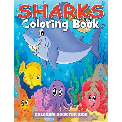 Sharks Coloring Book - by  Julie Little (Paperback)