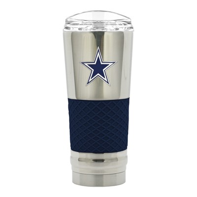 NFL Dallas Cowboys 24oz Draft Tumbler with Chrome Finish