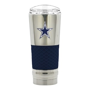 NFL Dallas Cowboys 24oz Draft Tumbler with Chrome Finish - 1 of 2