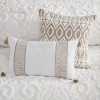 NicBex 3 Pcs Cotton Comforter Set Bedding Set Quilt Set with Tufted 3-Dimensional Chenille Embroidery 1 Comforter 2 Pillow Shams, Machine Washable - 3 of 4