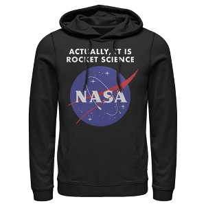 Men's NASA Rocket Science Logo Pull Over Hoodie - 1 of 3