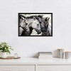 Amanti Art Four Konik Horses by Jaap van den Canvas Wall Art Print Framed 23-in. x 16-in. - 4 of 4