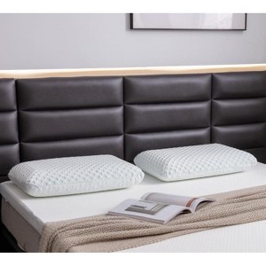 PDTEND Ventilated Gel Memory Foam Pillow Dual-Sided Washable Cover for All Seasons -  Standard - 1 of 4