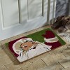 tagltd Vintage Santa Coir Door Mat Christmas Decor Multicolor 30x18x1 Easy Clean Shake or Brush - 3 of 4