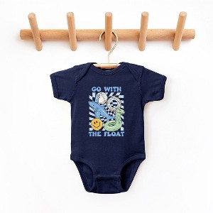 The Juniper Shop Go With The Float Blue Baby Bodysuit - 1 of 2