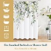 LunaLulinlk Shower Curtain with Hooks – Heavy-Duty Mold/Mildew-Resistant - 4 of 4