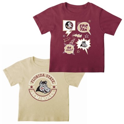 NCAA Florida State Seminoles Toddler Boys' 2pk T-Shirt