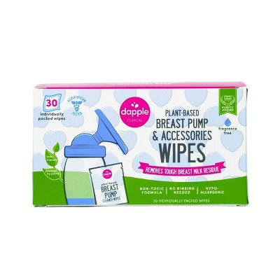 Image of Dapple Breast Pump Cleaning Wipes - 30ct