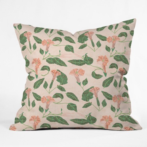 Pink Floral Throw Pillow Deny Designs Target