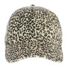 David & Young Women's Distressed Leopard Print Baseball Hat - image 2 of 3